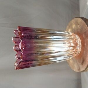 Federal Irridescent Glass Vase